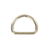 3/4" Nickel, Split D-Ring, Steel, #D-105-NP