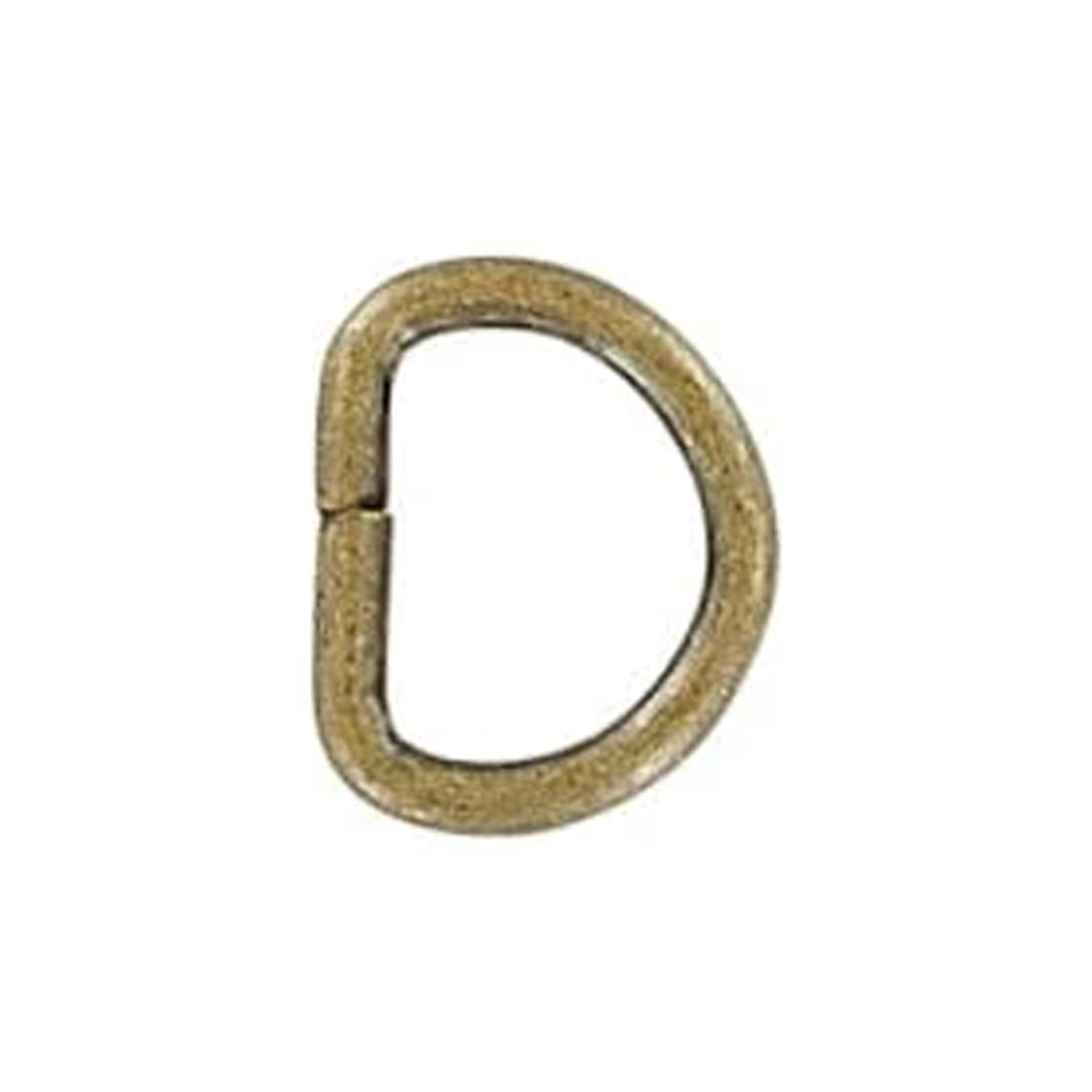 3/8" Antique Brass, Split D Ring, Steel, #P-975-ANTB