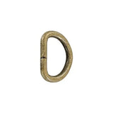 3/8" Antique Brass, Split D Ring, Steel, #P-975-ANTB