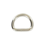 3/8" Nickel, Split D-Ring, Steel, #P-975-NP