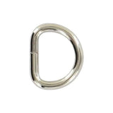 3/8" Nickel, Split D-Ring, Steel, #P-975-NP