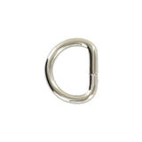 3/8" Nickel, Split D-Ring, Steel, #P-975-NP