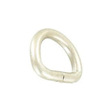 5/8" Satin Nickel, Welded D Ring, Steel, #P-2258