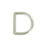 7/8" Shiny Nickel, Cast D-Ring, Zinc Alloy, #D-304-NP