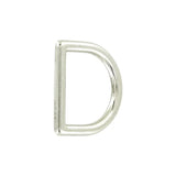 7/8" Shiny Nickel, Cast D-Ring, Zinc Alloy, #D-304-NP