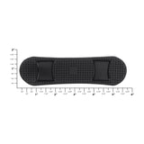 1" Black, Rubber Shoulder Pad, #J-1010-1