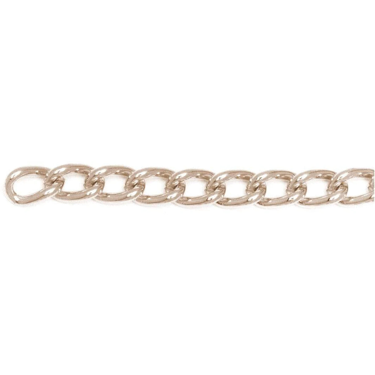 2.59mm Gold, Curb Purse Chain, Steel, #P-2132-GP