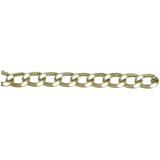 2.59mm Gold, Curb Purse Chain, Steel, #P-2133-GP