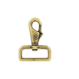 1 1/2" Antique Brass, Lever Swivel Snap Hook, Zinc Alloy, #P-2059-ANTB