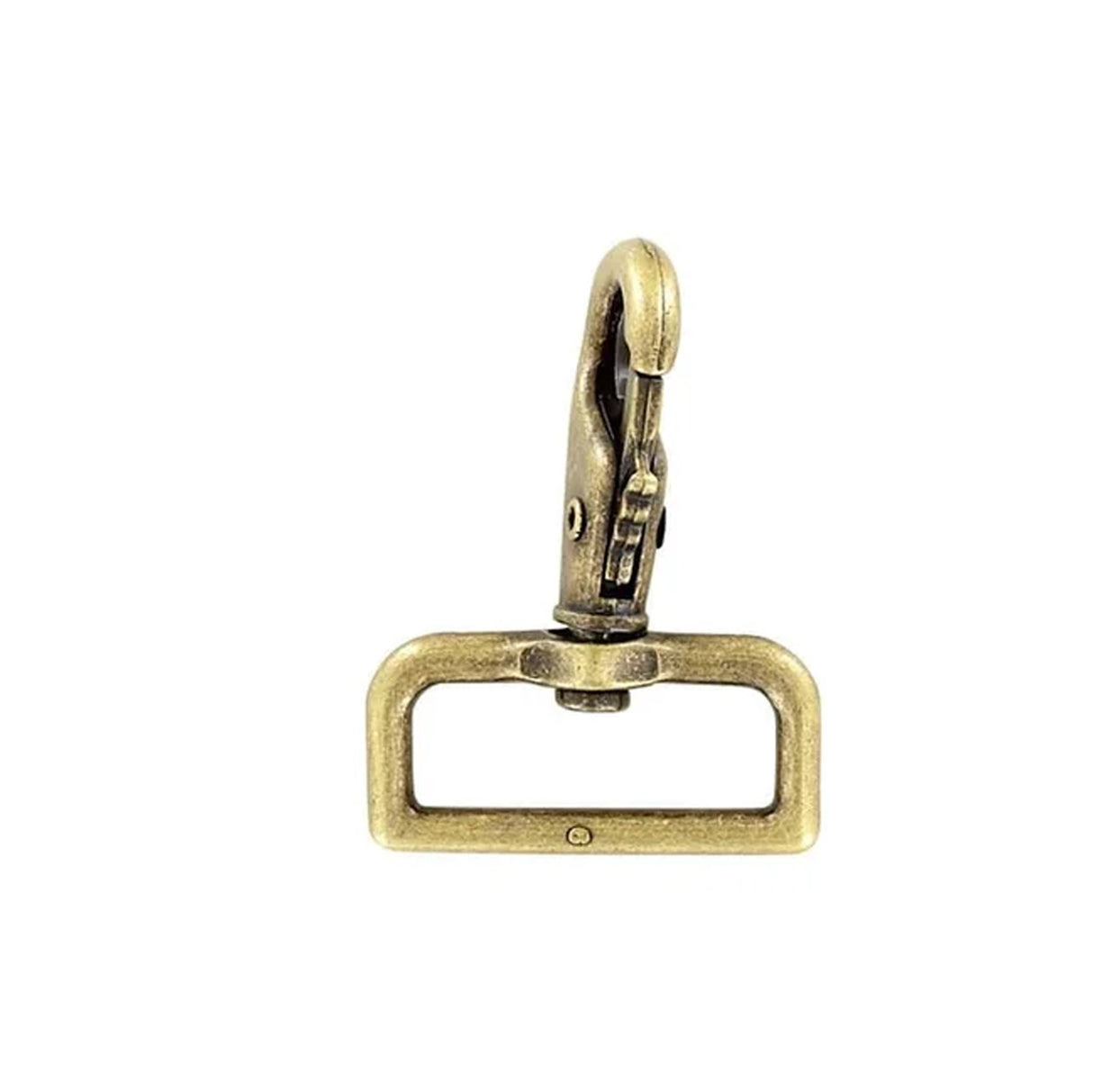 1 1/2" Antique Brass, Lever Swivel Snap Hook, Zinc Alloy, #P-2059-ANTB