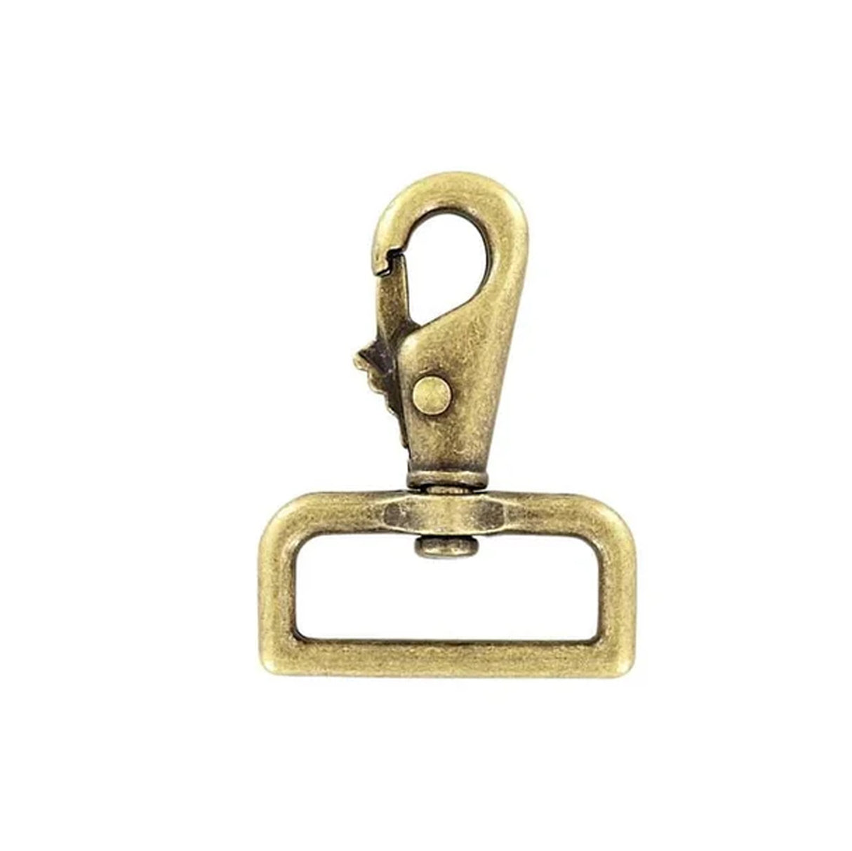 1 1/2" Antique Brass, Lever Swivel Snap Hook, Zinc Alloy, #P-2059-ANTB