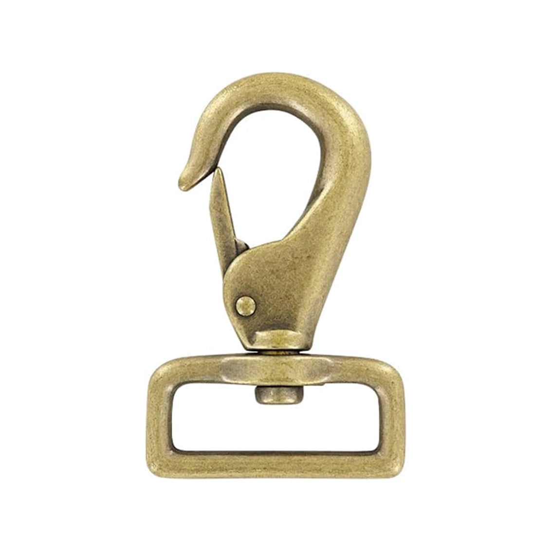 1 1/2" Antique Brass, Lever Swivel Snap Hook, Zinc Alloy, #P-2902-ANTB