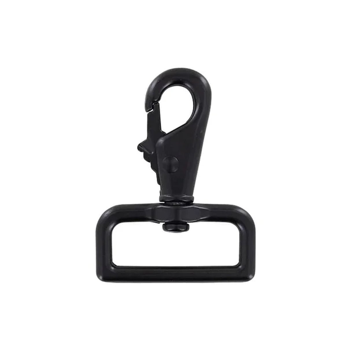 1 1/2" Matte Black, Lever Swivel Snap Hook, Zinc Alloy, #P-2059-BLK