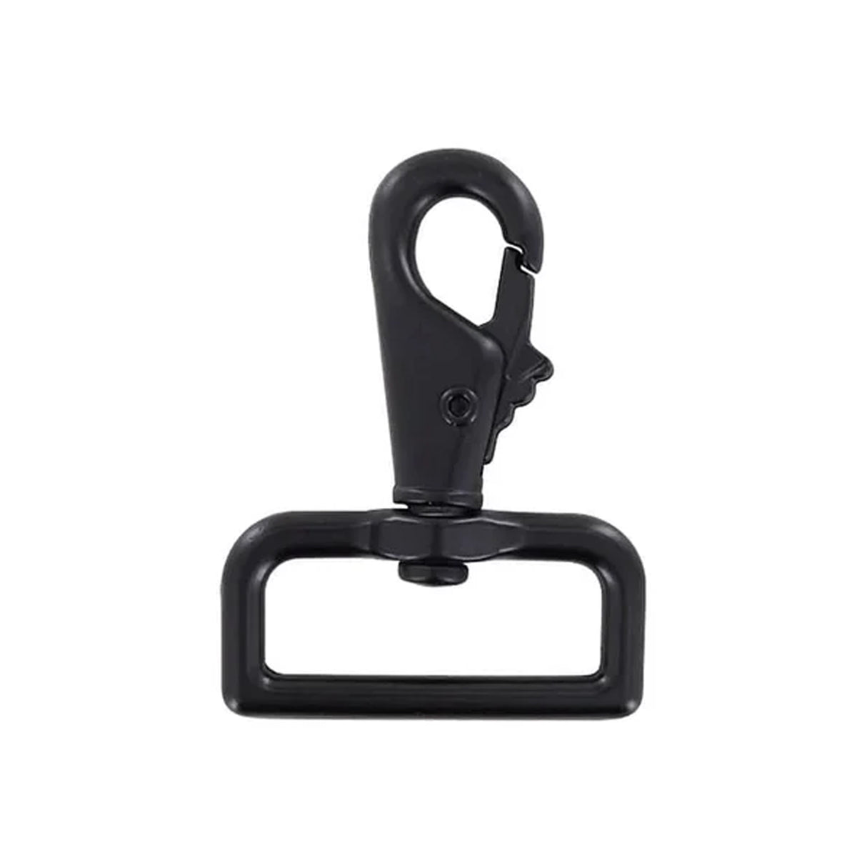 1 1/2" Matte Black, Lever Swivel Snap Hook, Zinc Alloy, #P-2059-BLK