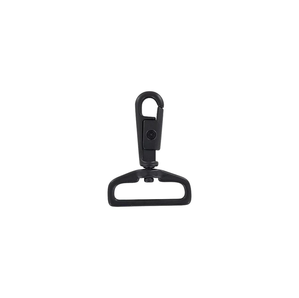 1 1/2 Matte Black, Bolt Swivel Snap Hook, Zinc Alloy, #P-1753-BLK – Weaver  Leather Supply