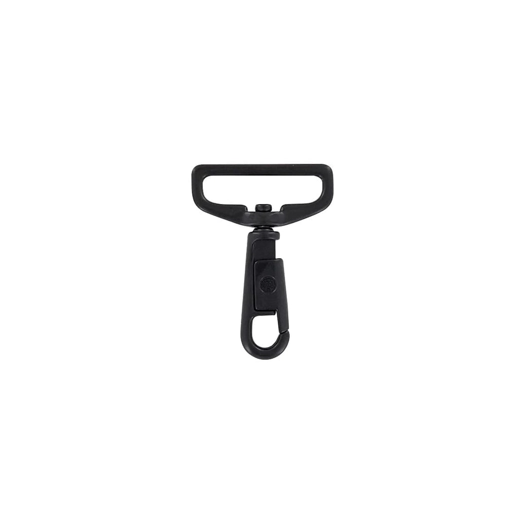 1 1/2" Matte Black, Swivel Snap Hook, Zinc Alloy, #P-1619-BLK