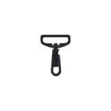 1 1/2" Matte Black, Swivel Snap Hook, Zinc Alloy, #P-1619-BLK