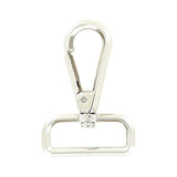 1 1/2" Shiny Nickel,  Lever Swivel Snap Hook Beveled, Zinc Alloy, #P-2892-NIC