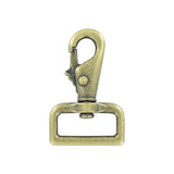 1 1/4" Antique Brass, Lever Swivel Snap Hook, Zinc Alloy, #P-2107-ANTB