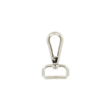 1 1/4" Nickel, Lever Swivel Snap Hook Beveled, Zinc Alloy, #P-2891-NIC