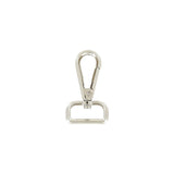 1 1/4" Nickel, Lever Swivel Snap Hook Beveled, Zinc Alloy, #P-2891-NIC