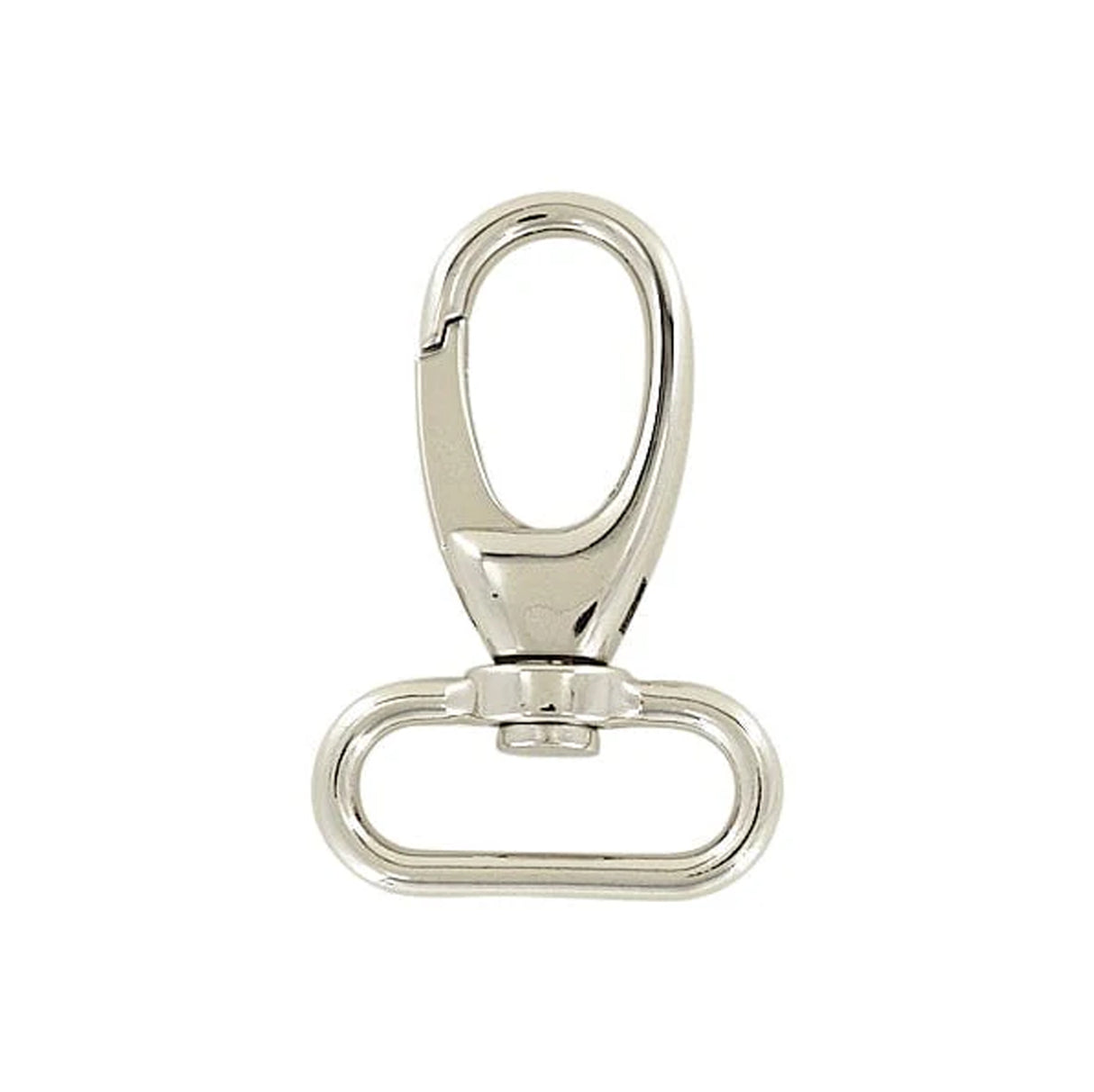 1 1/4" Shiny Nickel, Lever Swivel Snap Hook, Zinc Alloy, #P-2149-NP