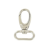 1 1/4" Shiny Nickel, Lever Swivel Snap Hook, Zinc Alloy, #P-2149-NP