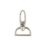 1 1/4" Shiny Nickel, Lever Swivel Snap Hook, Zinc Alloy, #P-2660-NIC