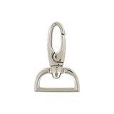 1 1/4" Shiny Nickel, Lever Swivel Snap Hook, Zinc Alloy, #P-2660-NIC