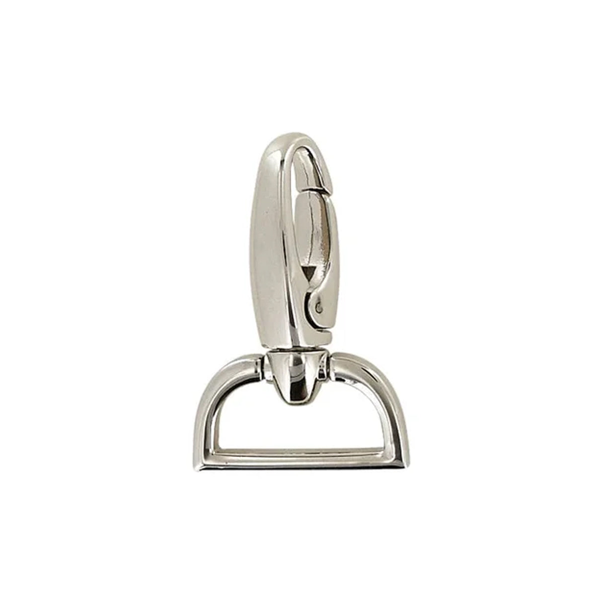 1 1/4" Shiny Nickel, Lever Swivel Snap Hook, Zinc Alloy, #P-2660-NIC