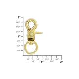 1/2" Brass, Trigger Swivel Snap Hook, Solid Brass, #P-2124