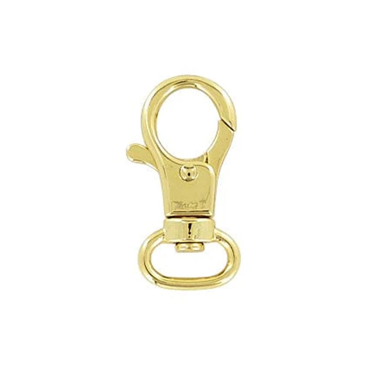 1/2" Gold, Trigger Swivel Snap Hook, Zinc Alloy, #P-3125-GOLD