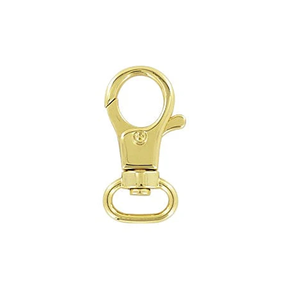 1/2" Gold, Trigger Swivel Snap Hook, Zinc Alloy, #P-3125-GOLD