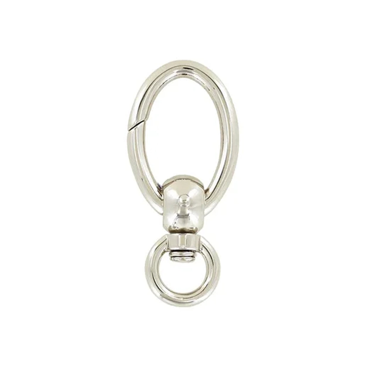 1/2" Nickel, Lever Swivel Snap Hook, Zinc Alloy, #P-3013-NIC