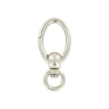 1/2" Nickel, Lever Swivel Snap Hook, Zinc Alloy, #P-3013-NIC