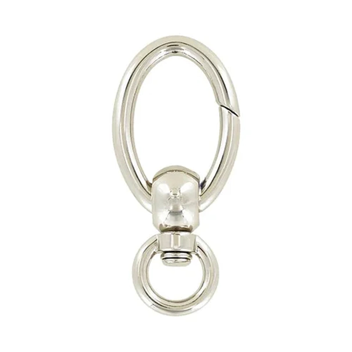 1/2" Nickel, Lever Swivel Snap Hook, Zinc Alloy, #P-3013-NIC