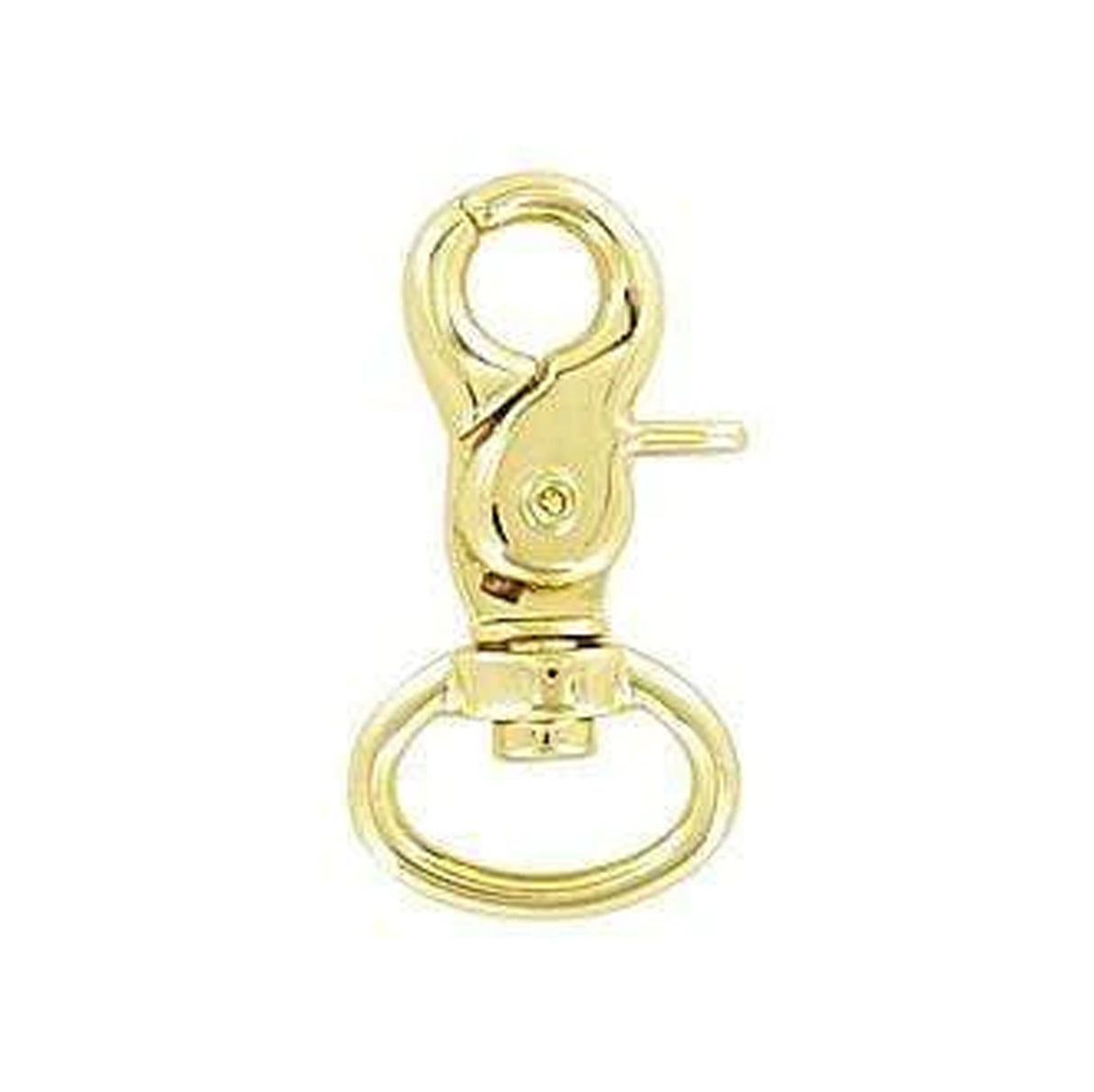 1/2" Shiny Gold, Trigger  Swivel Snap Hook, Zinc Alloy-PK5, #P-2827-GOLD