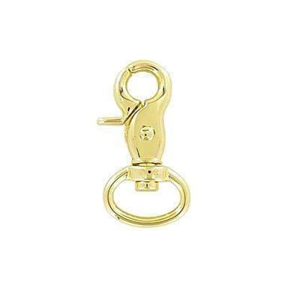 1/2" Shiny Gold, Trigger  Swivel Snap Hook, Zinc Alloy-PK5, #P-2827-GOLD