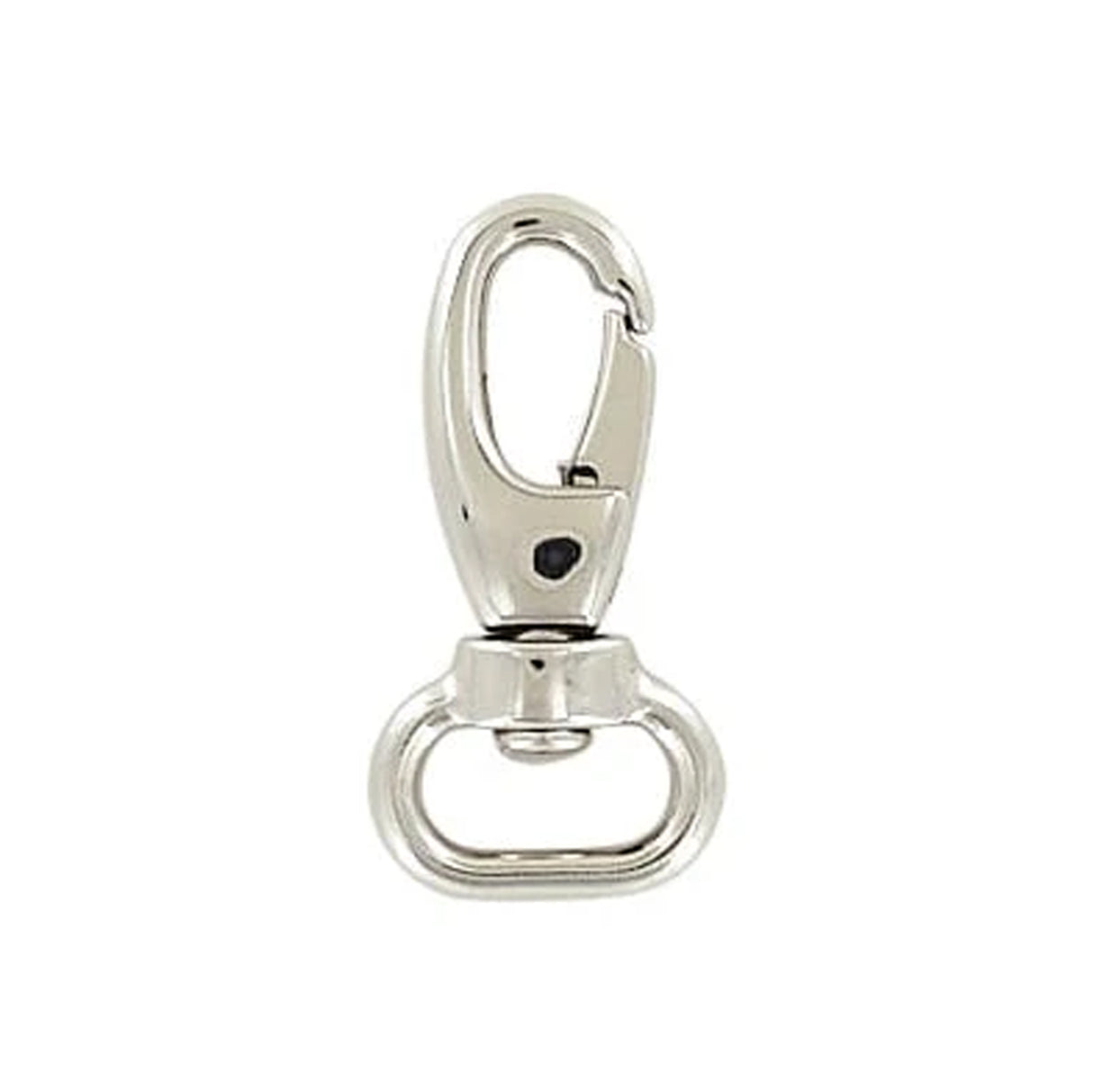 1/2" Shiny Nickel, Lever Swivel Snap Hook, Zinc Alloy-PK5, #P-2297-NP