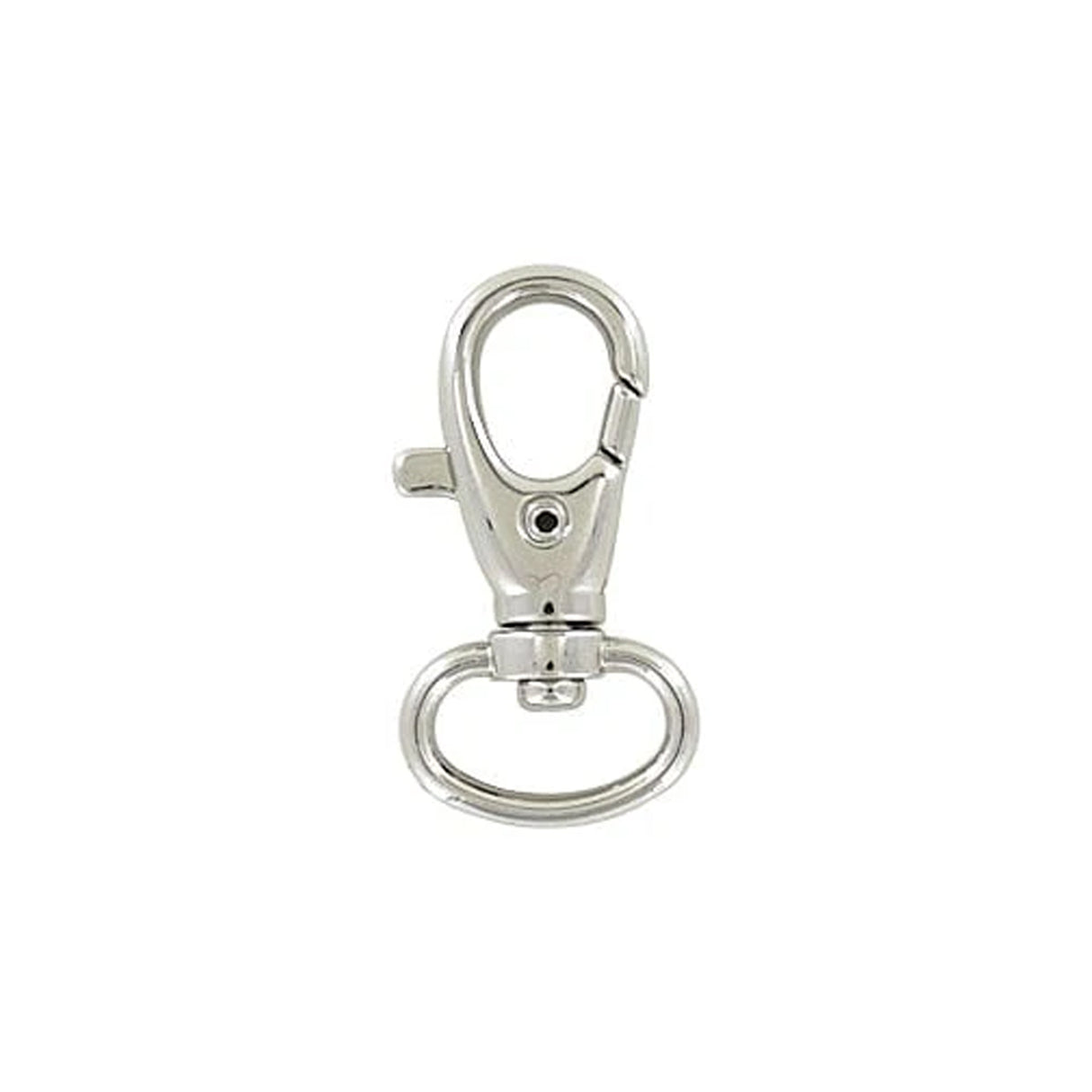 1/2" Shiny Nickel, Trigger  Swivel Snap Hook, Zinc Alloy -PK5, #P-1276-NP