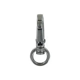 1/4" Shiny Gunmetal, Lever Swivel Snap Hook, Zinc Alloy-PK5, #P-3128-GUNM