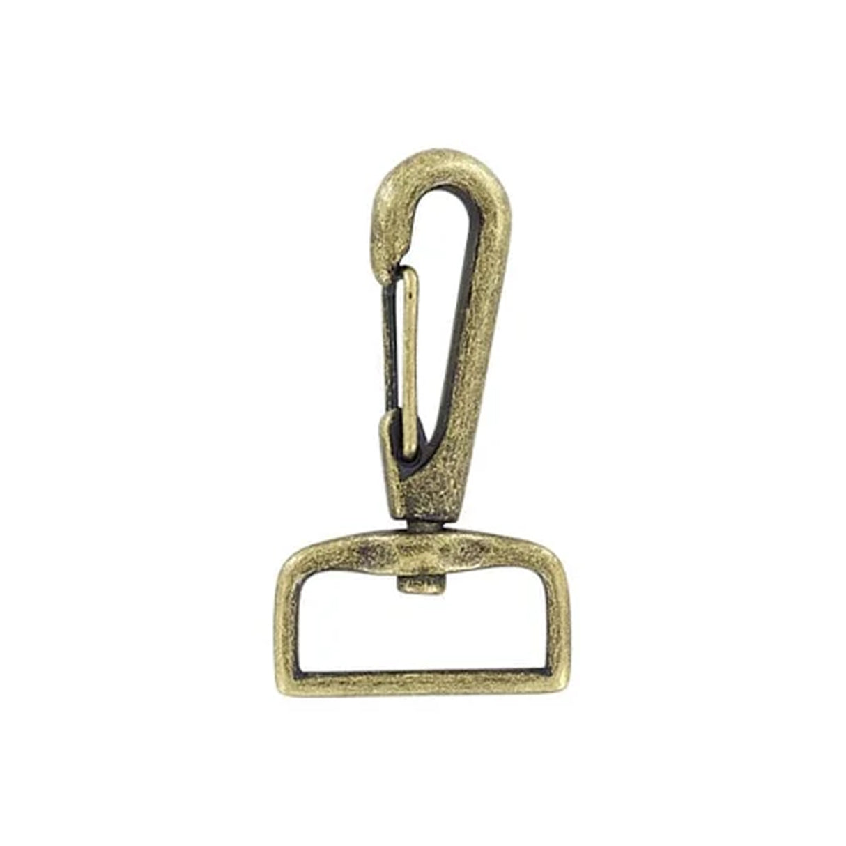 1" Antique Brass, Lever Swivel Snap Hook, Zinc Alloy, #P-2203-ANTB