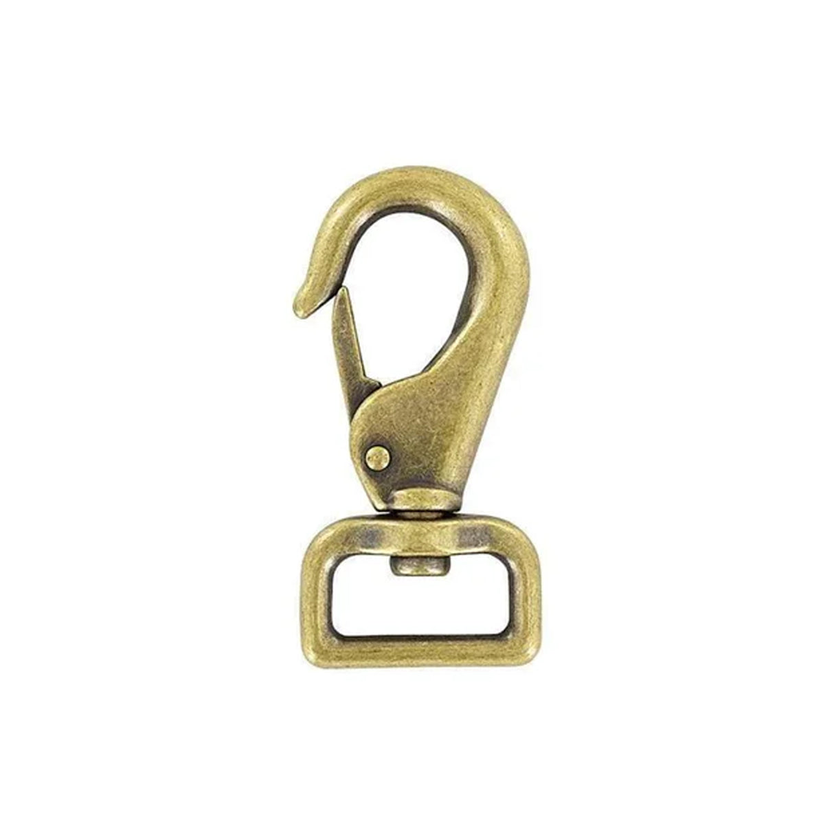 1" Antique Brass, Lever Swivel Snap Hook, Zinc Alloy, #P-2900-ANTB