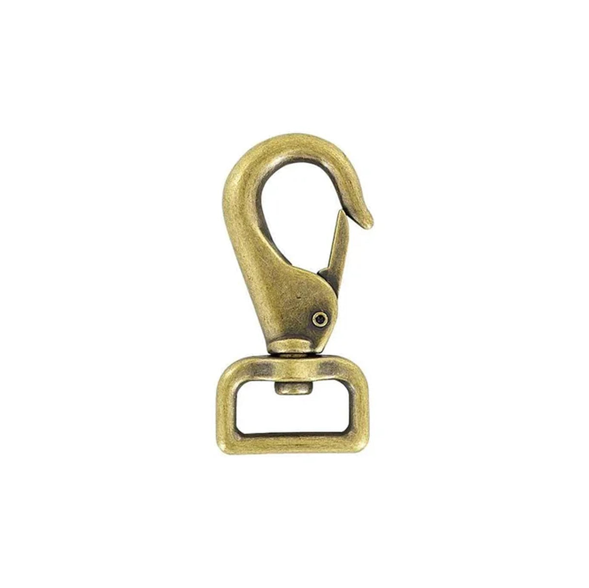 1" Antique Brass, Lever Swivel Snap Hook, Zinc Alloy, #P-2900-ANTB