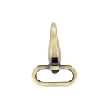 1" Brushed Antique Brass, Lever Swivel Snap Hook, Zinc Alloy, #P-2274-ANTB