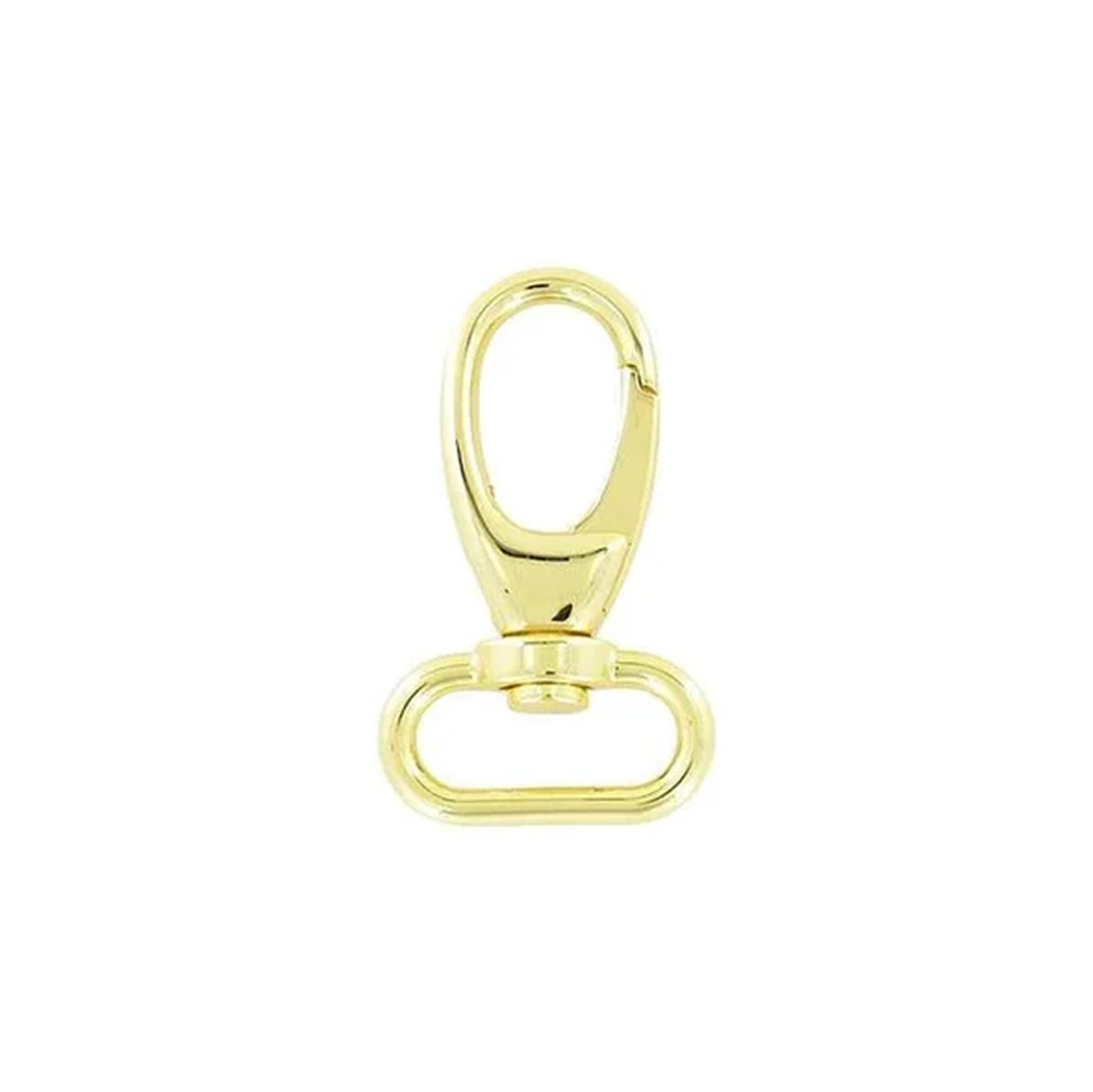 1" Shiny Gold, Lever Swivel Snap Hook, Zinc Alloy, #P-2150-GOLD