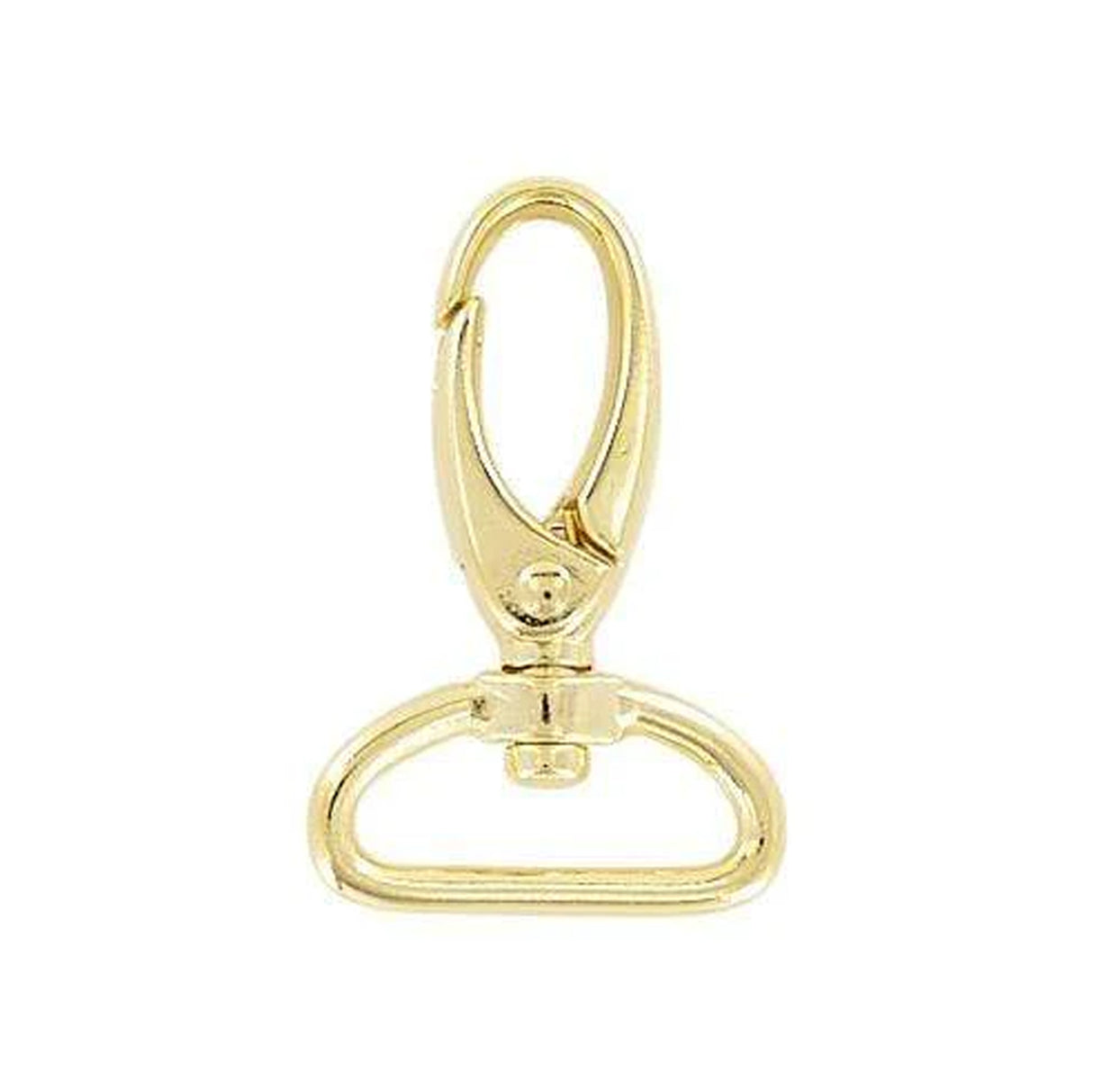 1" Shiny Gold, Lever Swivel Snap Hook, Zinc Alloy-4PK, #P-2240-GOLD