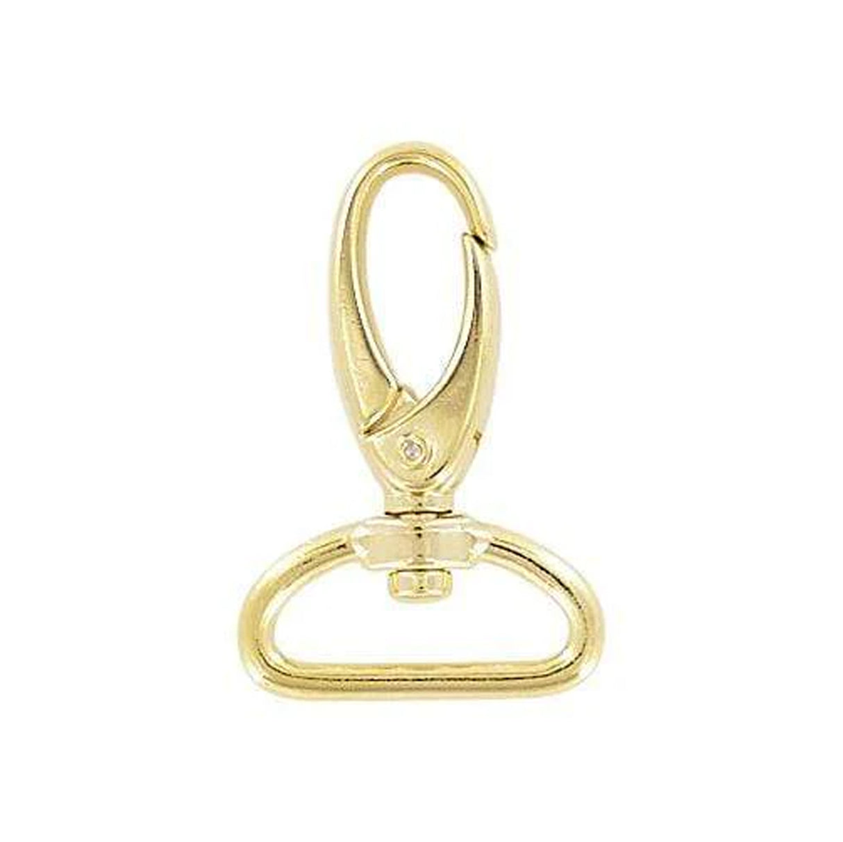 1" Shiny Gold, Lever Swivel Snap Hook, Zinc Alloy-4PK, #P-2240-GOLD