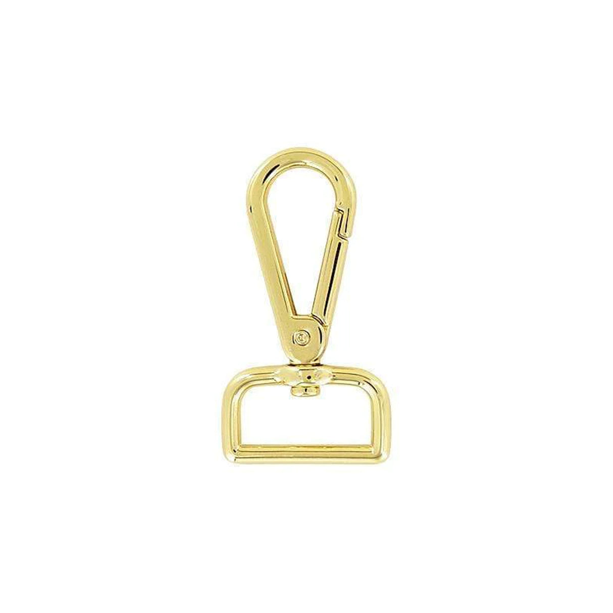 1" Shiny Gold, Lever Swivel Snap Hook, Zinc Alloy, #P-2585-GOLD