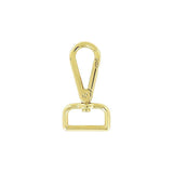 1" Shiny Gold, Lever Swivel Snap Hook, Zinc Alloy, #P-2585-GOLD